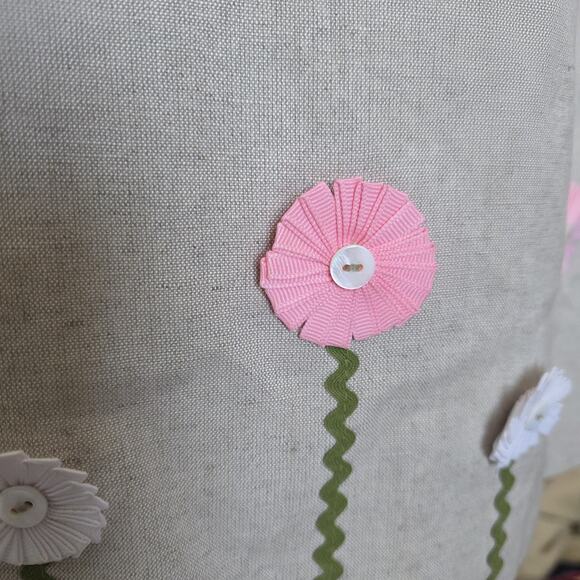 Harve Benard Skirt Beige Floral Pencil Knee Length Women’s Size 4p W/Pink Blse - Picture 3 of 10